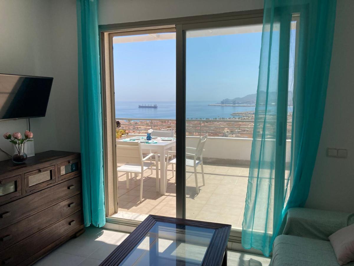 Atico Con Espectaculares Vistas Al Mar Lägenhet Carboneras Exteriör bild